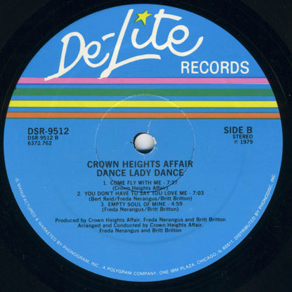 Crown Heights Affair : Dance Lady Dance (LP, Album)