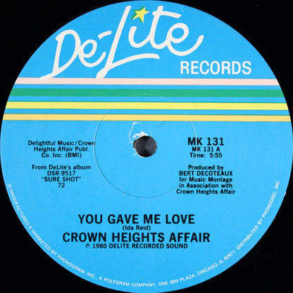 Crown Heights Affair : You Gave Me Love (12")