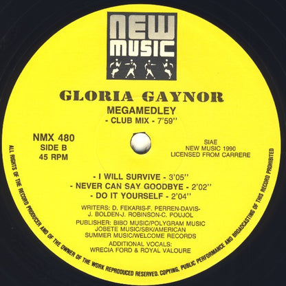 Gloria Gaynor Featuring Wrecia Ford & Royal Valoure : Mega Medley (12")
