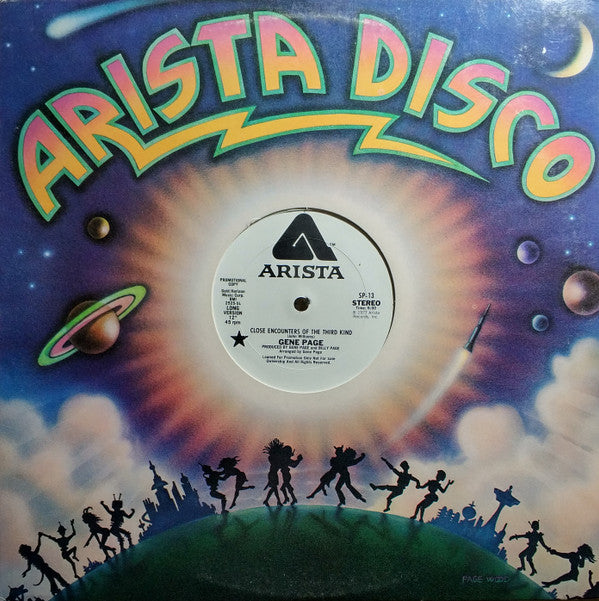 Gene Page : Close Encounters Of The Third Kind (12", Promo)