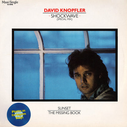 David Knopfler : Shockwave (12", Maxi, Blu)