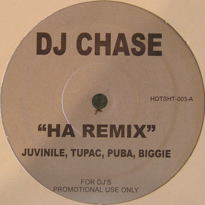 DJ Chase (2) : Ha (Remix) / You Don't Love Me (Remix) (12", Promo)