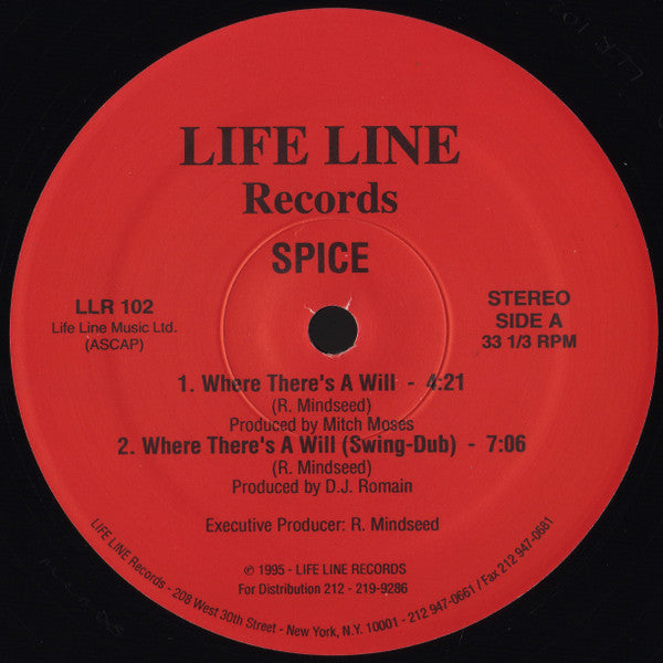Spice (24) : Where There's A Will (12")