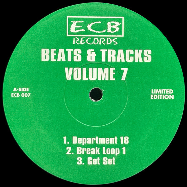 DJ Icey : Beats & Tracks Volume 7 (12", Ltd)