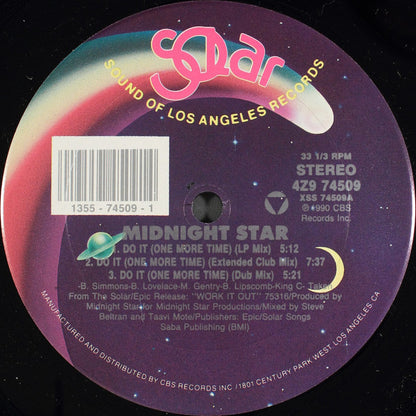 Midnight Star : Do It (One More Time) (12")