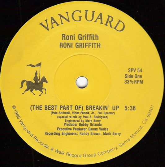 Roni Griffith : (The Best Part Of) Breakin' Up (12", RE)