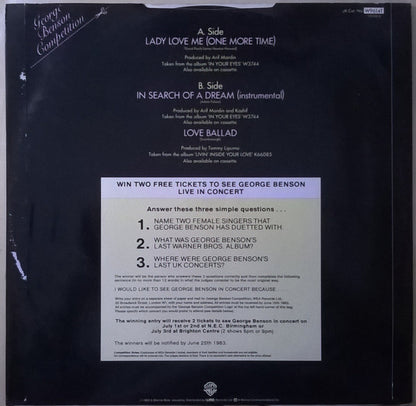 George Benson : Lady Love Me (One More Time) (12")