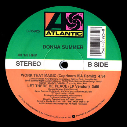 Donna Summer : Work That Magic (12")