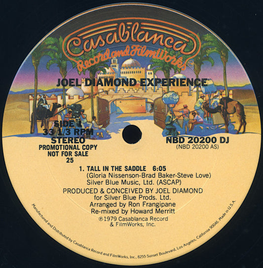 Joel Diamond Experience : Tall In The Saddle (12", Single, Promo, 25)