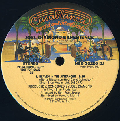 Joel Diamond Experience : Tall In The Saddle (12", Single, Promo, 25)