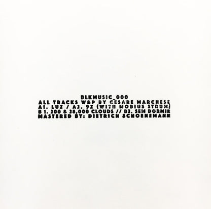 Cesare vs. Disorder : Two Hundred And Twenty-Eight Thousand Clouds (12", EP)