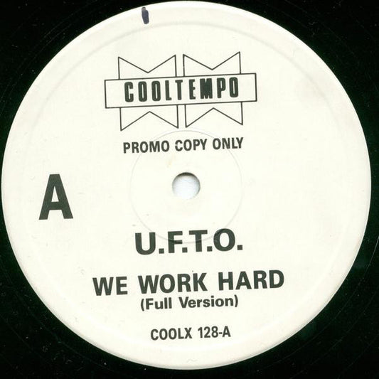 U.T.F.O.* : We Work Hard / Kangol And Doc (12", Promo)