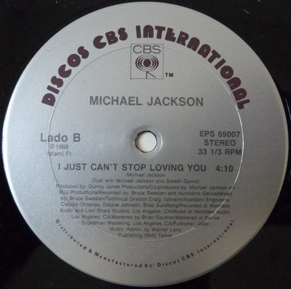 Michael Jackson : Todo Mi Amor Eres Tu (12", Maxi, Ltd, Car)