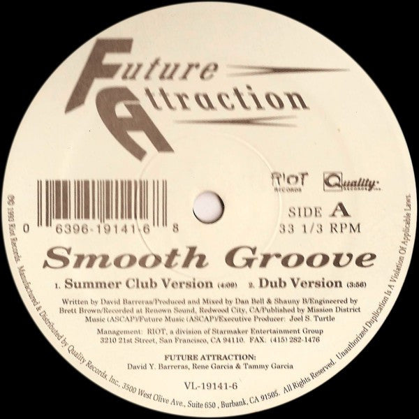 Future Attraction : Smooth Groove (12")