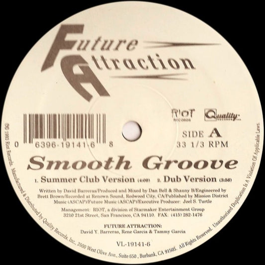 Future Attraction : Smooth Groove (12")