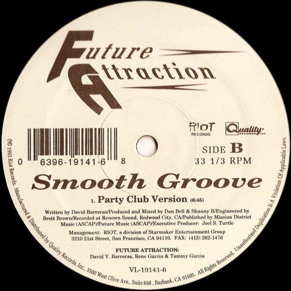 Future Attraction : Smooth Groove (12")