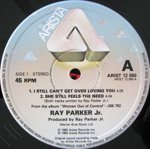 Ray Parker Jr. : I Still Can't Get Over Loving You (12")