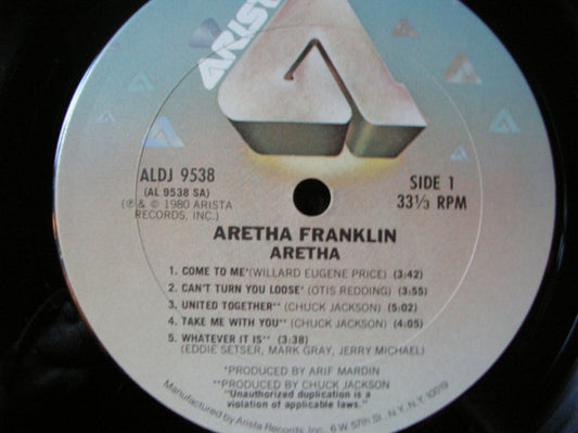 Aretha Franklin : Aretha (LP, Album, Promo, Uni)
