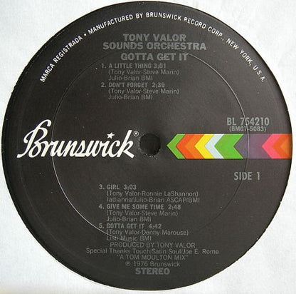 Tony Valor Sounds Orchestra : Gotta Get It (LP, Album)