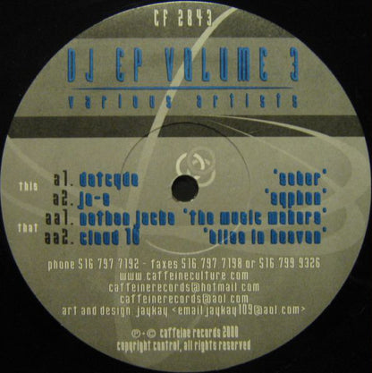 Various : DJ EP Volume 3 (12", EP)