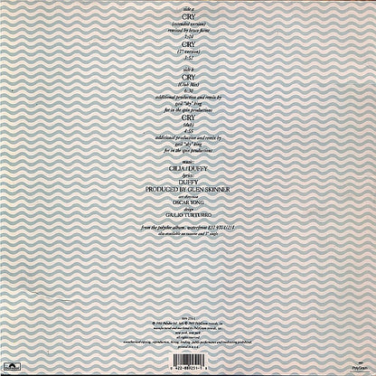 Waterfront (2) : Cry (12", Single)