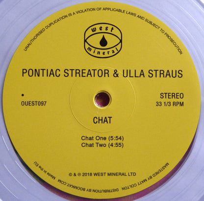 Pontiac Streator & Ulla Straus : Chat (12", Cle)