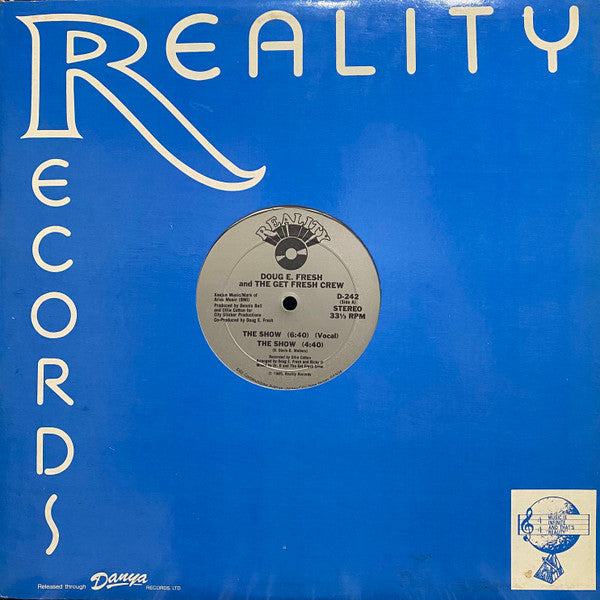 Doug E. Fresh And The Get Fresh Crew / Doug E. Fresh And M. C. Ricky D* : The Show / La-Di-Da-Di (12", Single)