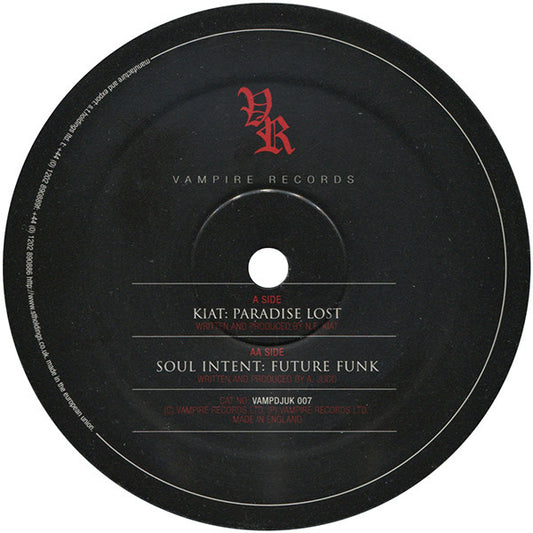 Kiat / Soul Intent : Lost Paradise / Future Funk (12")
