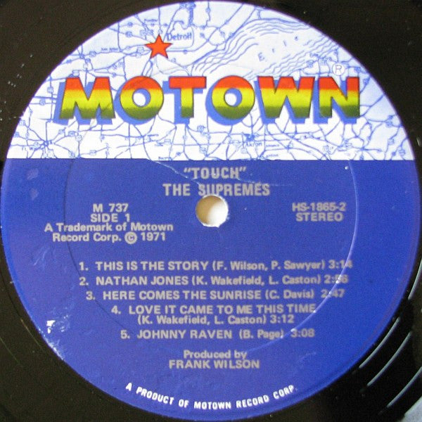 The Supremes : Touch (LP, Album)