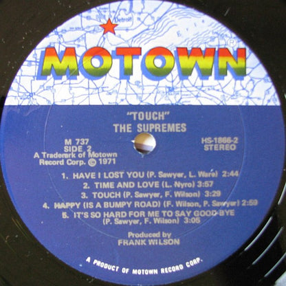 The Supremes : Touch (LP, Album)
