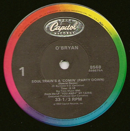 O'Bryan : Soul Train's A 'Comin' (Party Down) (12")