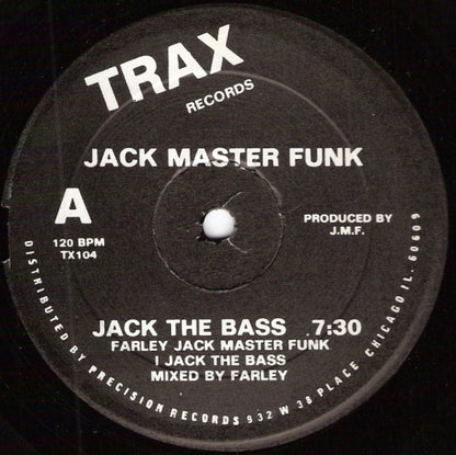 Jack Master Funk* / Jack Master Dick* : Jack The Bass / Jack The Dick (12", Bla)