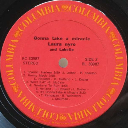 Laura Nyro And Labelle : Gonna Take A Miracle (LP, Album)