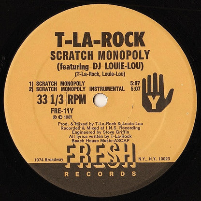 T La Rock : This Beat Kicks (12")