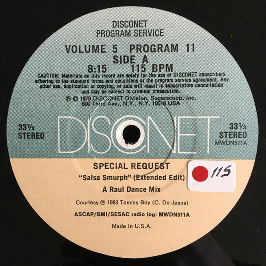 Various : Volume 5 Program 11 (2x12", P/Mixed)