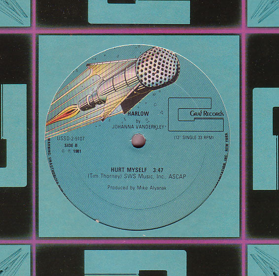 Harlow (2) Featuring  Linda Hanchar / Harlow (2) Featuring  Johanna Vanderkley : Midnight Celebration / Hurt Myself (12")