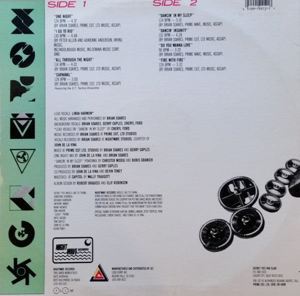 Secret Ties : All Through The Night (LP, Album)