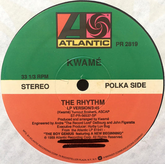 Kwamé : The Rhythm (12", Promo)