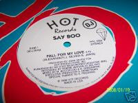 Say Boo : Fall For My Love (12", Promo)