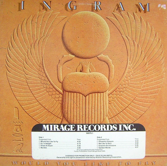 Ingram : Would You Like To Fly (LP, Album, AR)