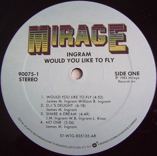 Ingram : Would You Like To Fly (LP, Album, AR)