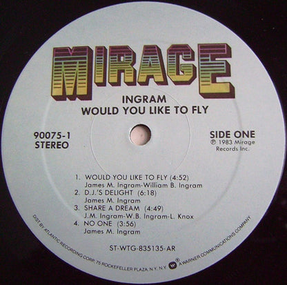 Ingram : Would You Like To Fly (LP, Album, AR)