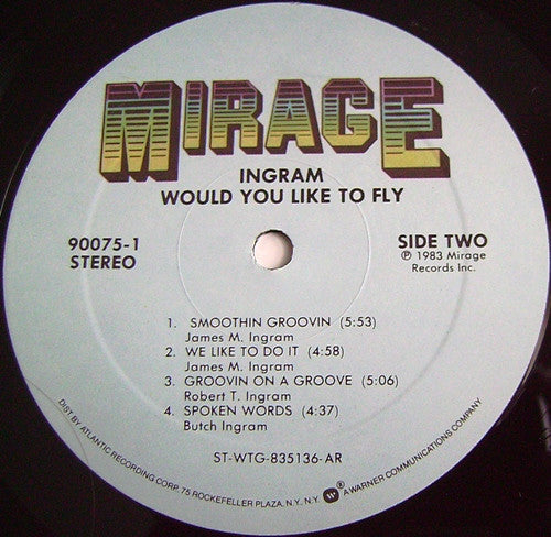 Ingram : Would You Like To Fly (LP, Album, AR)