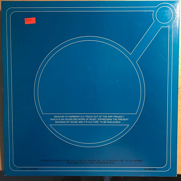 The Arf! Project : Reachin' At Harmony (12")