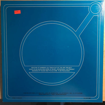 The Arf! Project : Reachin' At Harmony (12")