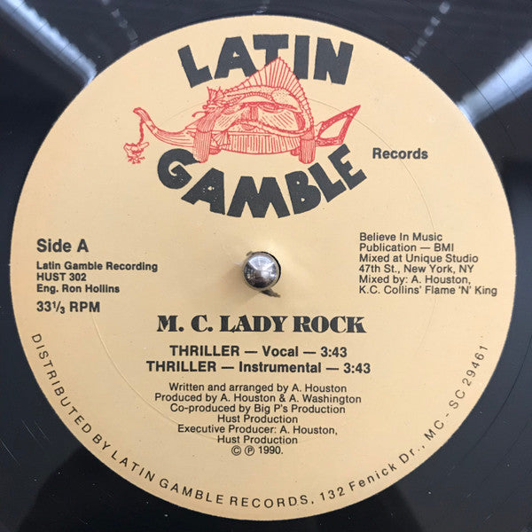 M.C. Lady Rock : Thriller (12")