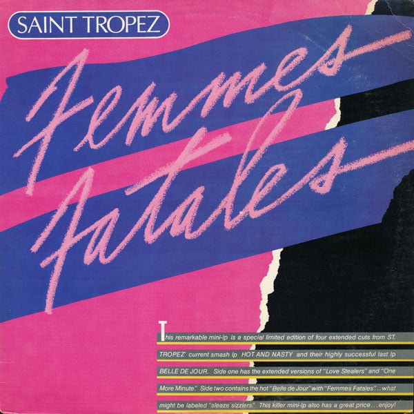 Saint Tropez : Femmes Fatales (LP, MiniAlbum, Ltd)