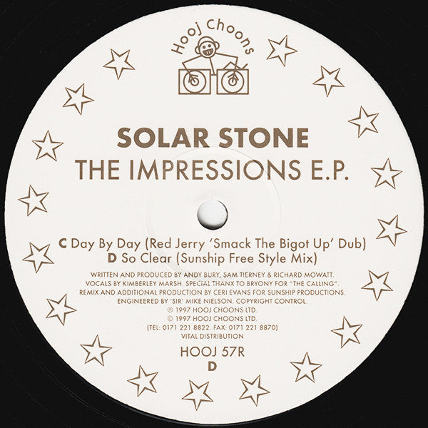 Solar Stone* : The Impressions E.P. (12", EP)