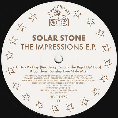 Solar Stone* : The Impressions E.P. (12", EP)