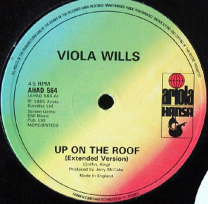 Viola Wills : Up On The Roof (12")